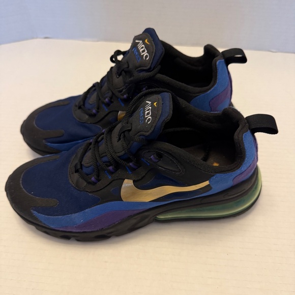 Nike Mens Air Max 270 React AO4971-005 Blue Running Shoes Sneakers Size 7 main image 4
